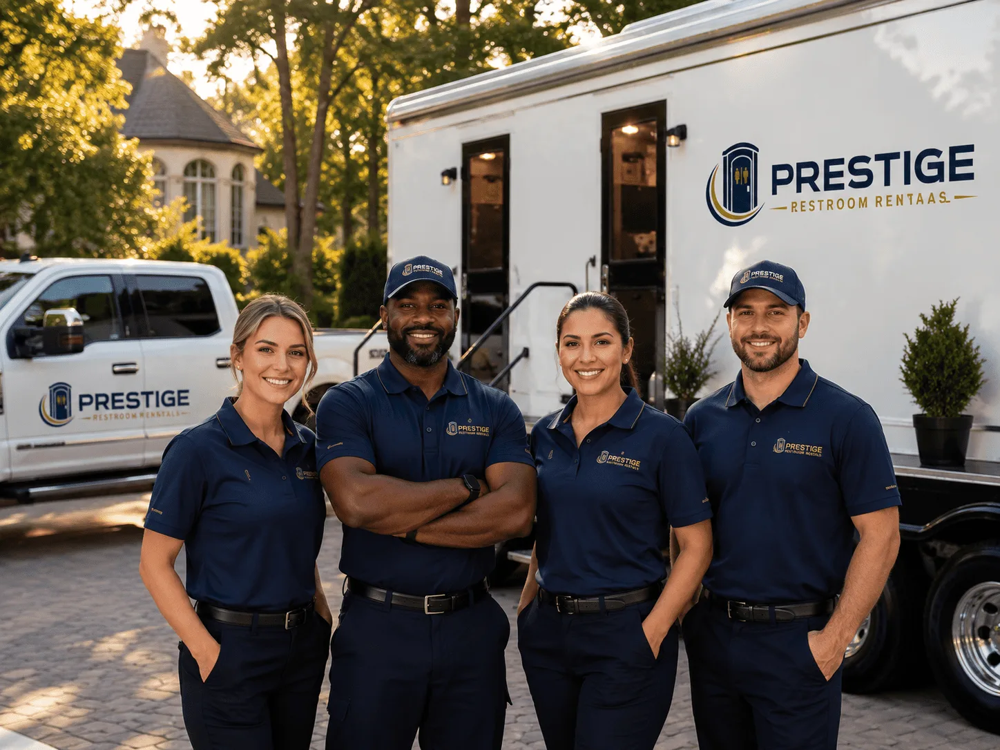 Trusted Luxury Portable Restrooms company in Fate, TX